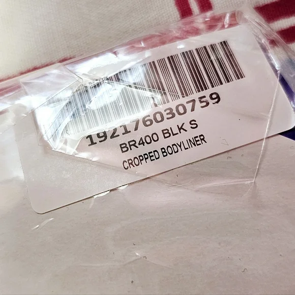 (2) Chasse Cheer Cropped Bodyliner Zippered Turtleneck - Picture 3 of 5